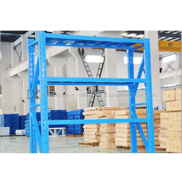 Fire Resistant Warehouse Metal Racks , Storage Shelf Heavy Duty Rack
