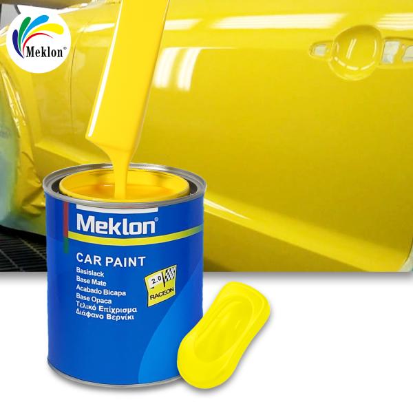 Hot Selling And Efficient Repair Car Paint 1k2k Lemon Yellow Car Paint