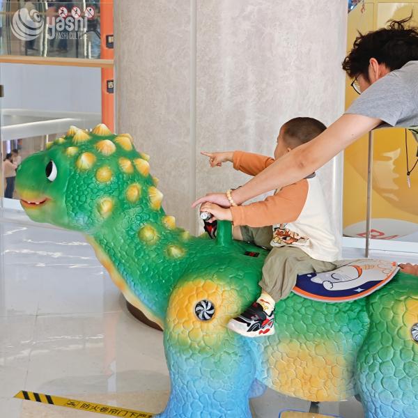 Children's Electric Rideable Dinosaur Walking Dinosaur Toy for Malls