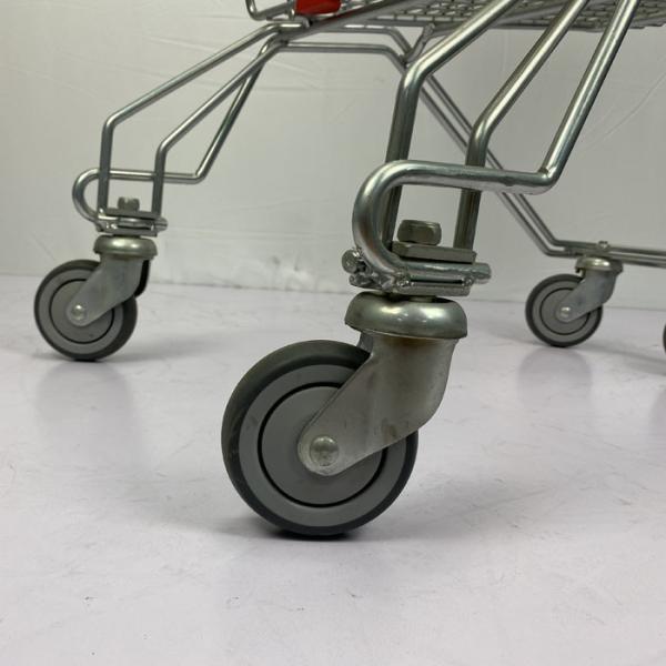 Carro de compras ruso regular del supermercado del estilo 125L con las ruedas de la PU