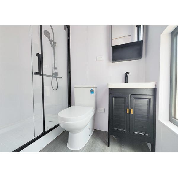 Дом-прицеп на колесах устойчивое жилье модульный дом легкая стальная рама