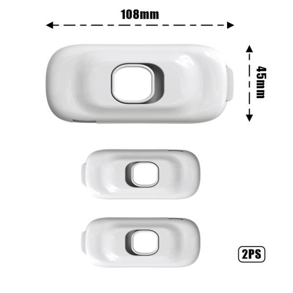 Prodigy  Child Safety Locks Baby Safety Cabinet Lock Plastic Sliding Door Lock