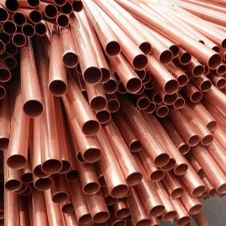 Uns C10100 C10200 Seamless Copper Pipe Tube Metal 0.1mm Thick