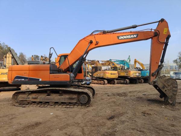 21 Tons Doosan DX215 Hydraulic Backhoe Excavator 0.92m³ Doosan Heavy Duty Digger