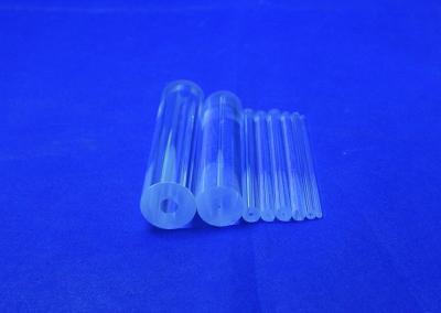 Tubo do calefator de quartzo do dióxido de silicone, tubo de vidro uv capilar Célsio do silicone fundido de ponto de amaciamento de 1683 graus