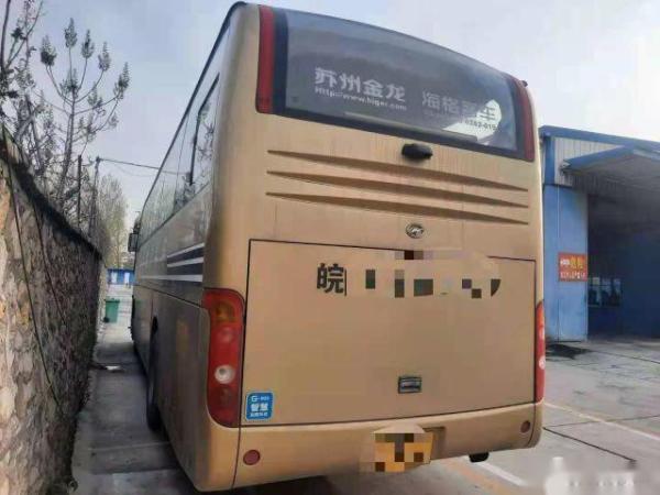 Higer Brand Used Coach Bus KLQ6109 46 Seats Low Kilometer Left Steering Singel Door
