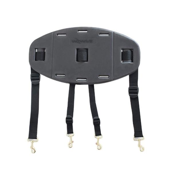 Upgrade Your Canoeing Gear with Our Black EVA Backrest Kayak Seat and Padded Design