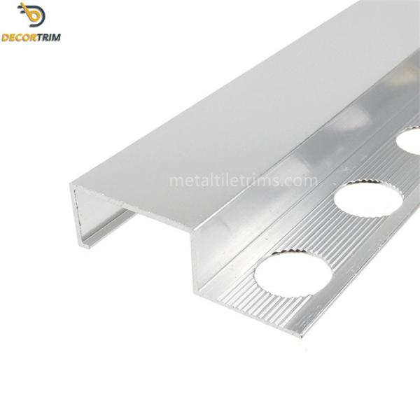 Box Shape Stair Nosing Tile Trim For Stair Edge Protection Decoration