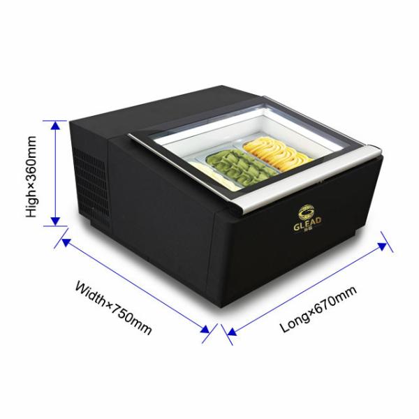Reverse Cycle Defrost 220-240V/1PH/50HZ Ventilated Refrigeration Units Italian Pan Set