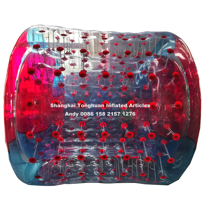Commercial Inflatable Water Roller Wheel Heavy Duty TPU Non Slip Surface for Aquatic Gym Training and Pool Parties Water Games