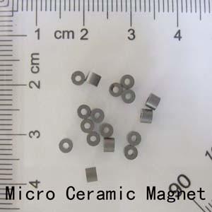 0.8Mm Ring Shape Mini Neodymium Magnet para o motor