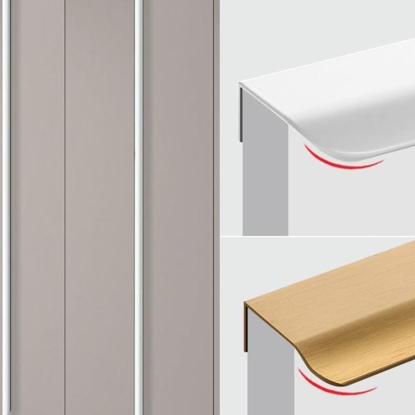 ручки тяги 1000mm алюминиевые спрятанные для аксессуаров шкафа шкафа