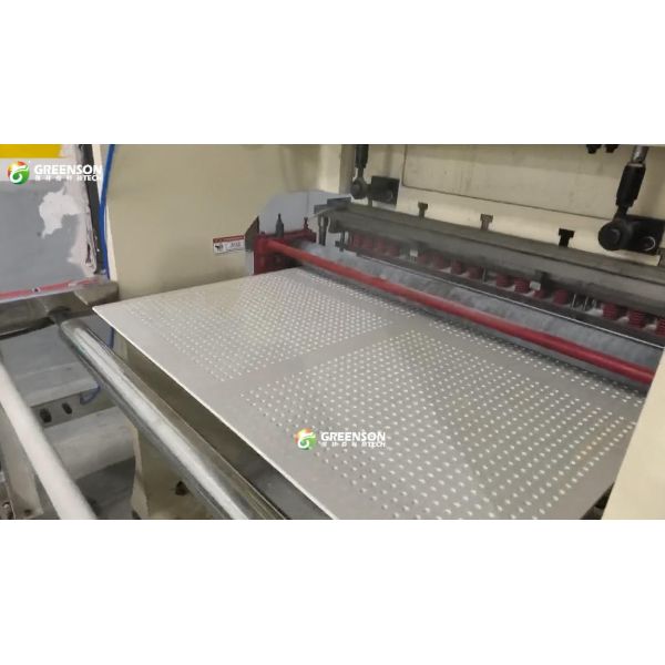 Automatic Gypsum Board Perforation Machine with 11 KW Power and 1 Pc/minute Capacity for Acoustic Panels