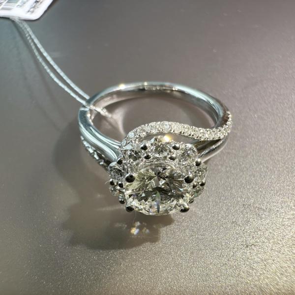 Fortune Flower Customized 18K Gold Diamond Ring Engagement Wedding Banquet Women's Fine Jewelry with IGI GIA Lab Grown Diamond