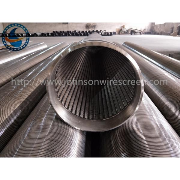 Tuyau de filtre pour puits de l'eau d'acier inoxydable de gaz de pétrole, Johnson Wedge Wire Screens