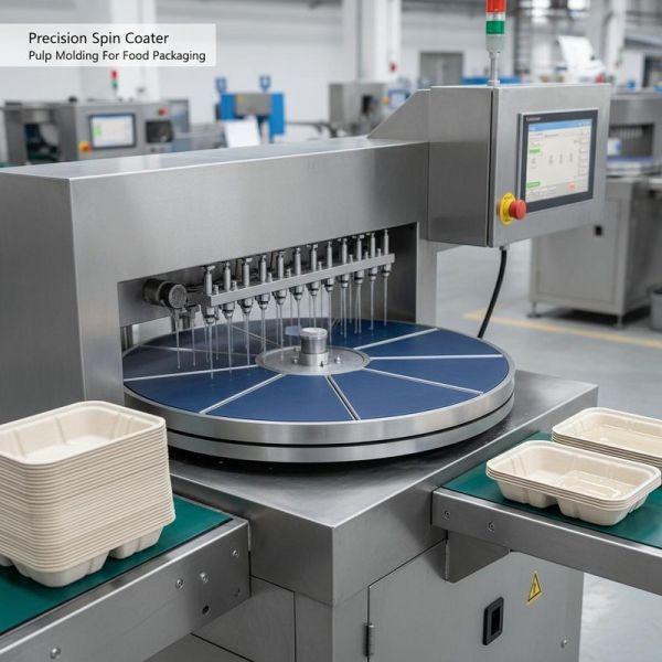 Precision Spin Coater Pulp Molding For Food Packaging Leak Proof Water Based Coating