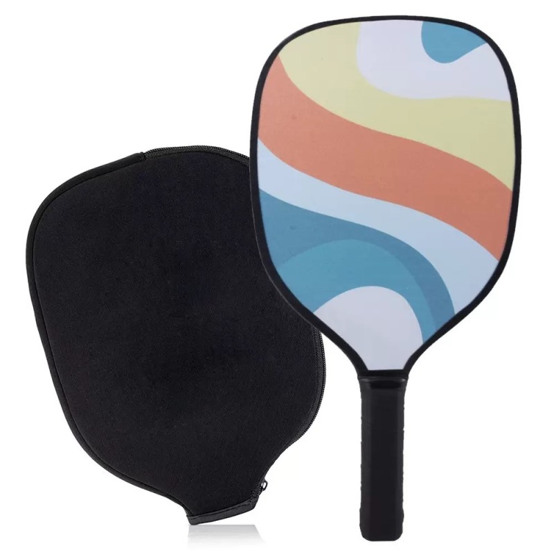 Premium Fiberglass Pickleball Racket with Lightweight Design Custom Logo and UV Printing for All Players