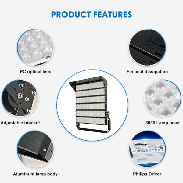 ODM 1500 Вт светодиодные огни стадиона