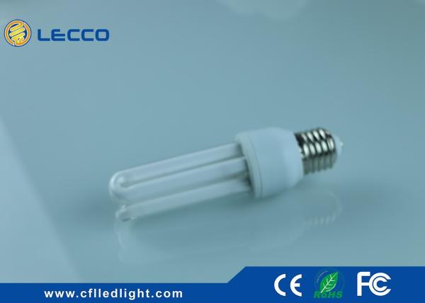 3U Compact Cfl Bulbs Energy Efficiency 9W T3 Cfl Spiral Bulbs 2700K - 6400K