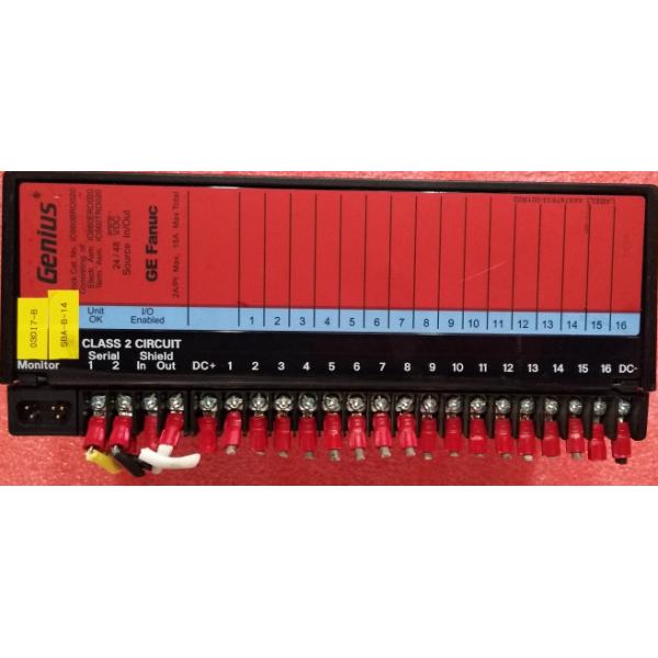 Ckt DC 16 преграждает Plc Fanuc цепей 24/48Vdc Дженерал Электрик источника 16 Dc модуля I/O Ic660brd020