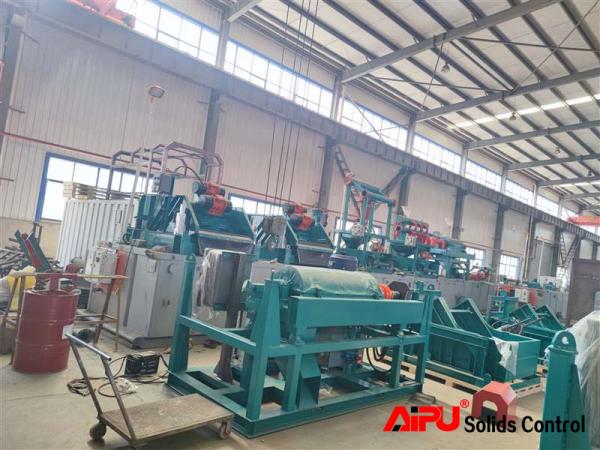 Gas Drilling 320m3/H Drilling Mud Cleaner 8 Outlet 0.4Mpa