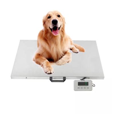 Balance électronique numérique portable de 300 kg, alimentée par batterie ou adaptateur, pour le bétail et les petits animaux