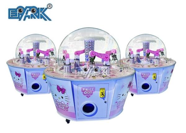 Coin Operated Prize Gift Vending Machine Lucky Cat For 4 Players