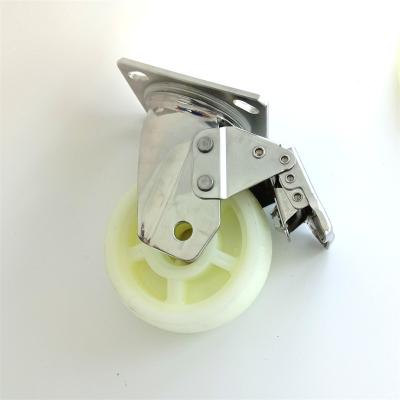 High Temperature Resistant Medium Duty Caster Wheels 75mm Swivel Castors For Cart