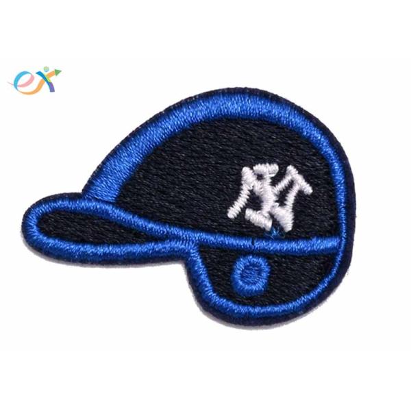 Clothes Accessories Sports Iron On Embroidered Patches , Football Iron On Patch