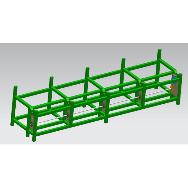 Ancillary Metal Bar Feeding Rack Equipment For Hydraulic Wire Drawing Machine Feeding Rack
