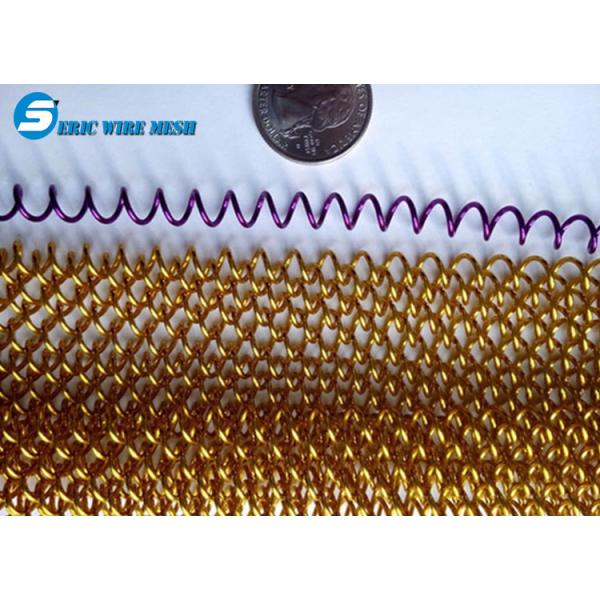 Eric Manufacturers Window Screen Brass Chain Link Decorative Wire Mesh