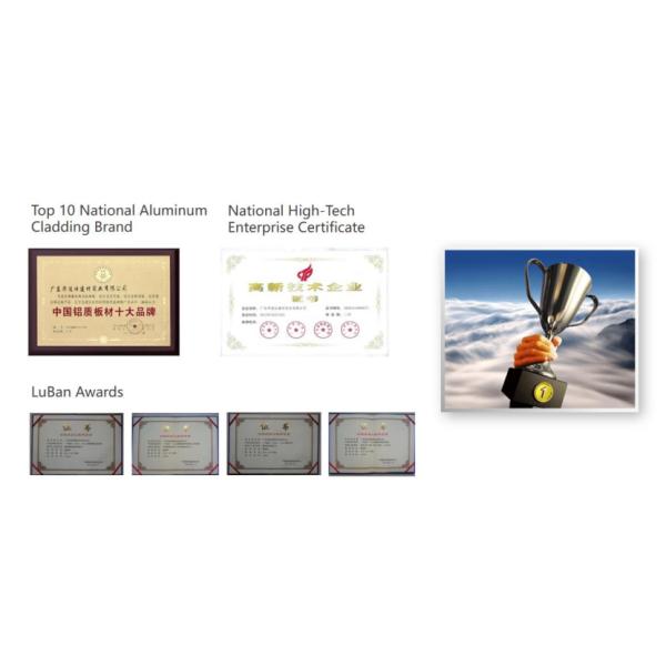 ISO SGS PPG Coating Aluminum Solid Panel For Wall Decoration