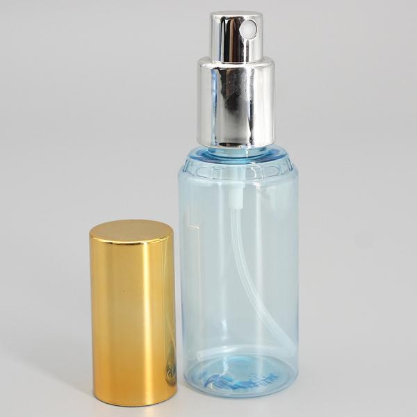 85mm azuis transparentes 1.69oz Mini Plastic Spray Bottles