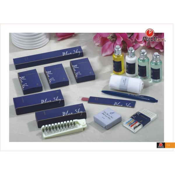 Чашка ливня гребня гигиенических косметика гостиницы PULV установленная брея пакет коробки светокопии набора