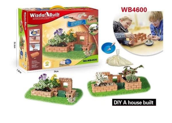 DIY Plaster Building House Blocks Arts And Craft Educational Toys Age 6 Years Child 200Pcs