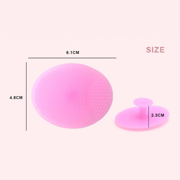 Wholesale Round Portable Silicon  Facial Cleaning Brush