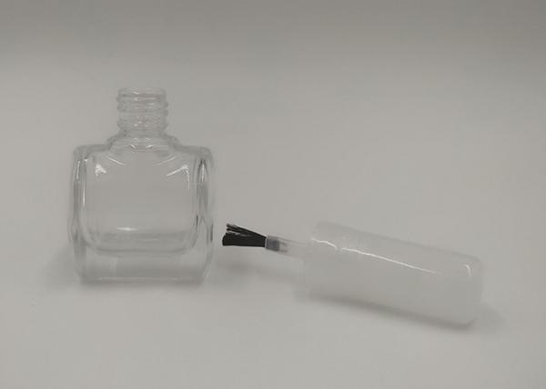 Beauty Makeup Nail Polish Bottle With White Brush