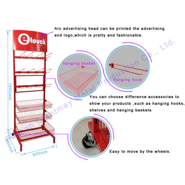 Metal Rack Retail Cigarette Condom Shelf Chewing Gum Stand