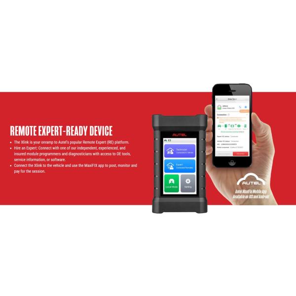 2024 Autel MaxiFlash XLink J2534 Инструмент Удаленный эксперт ECU Программирование Устройство Работа с ПК