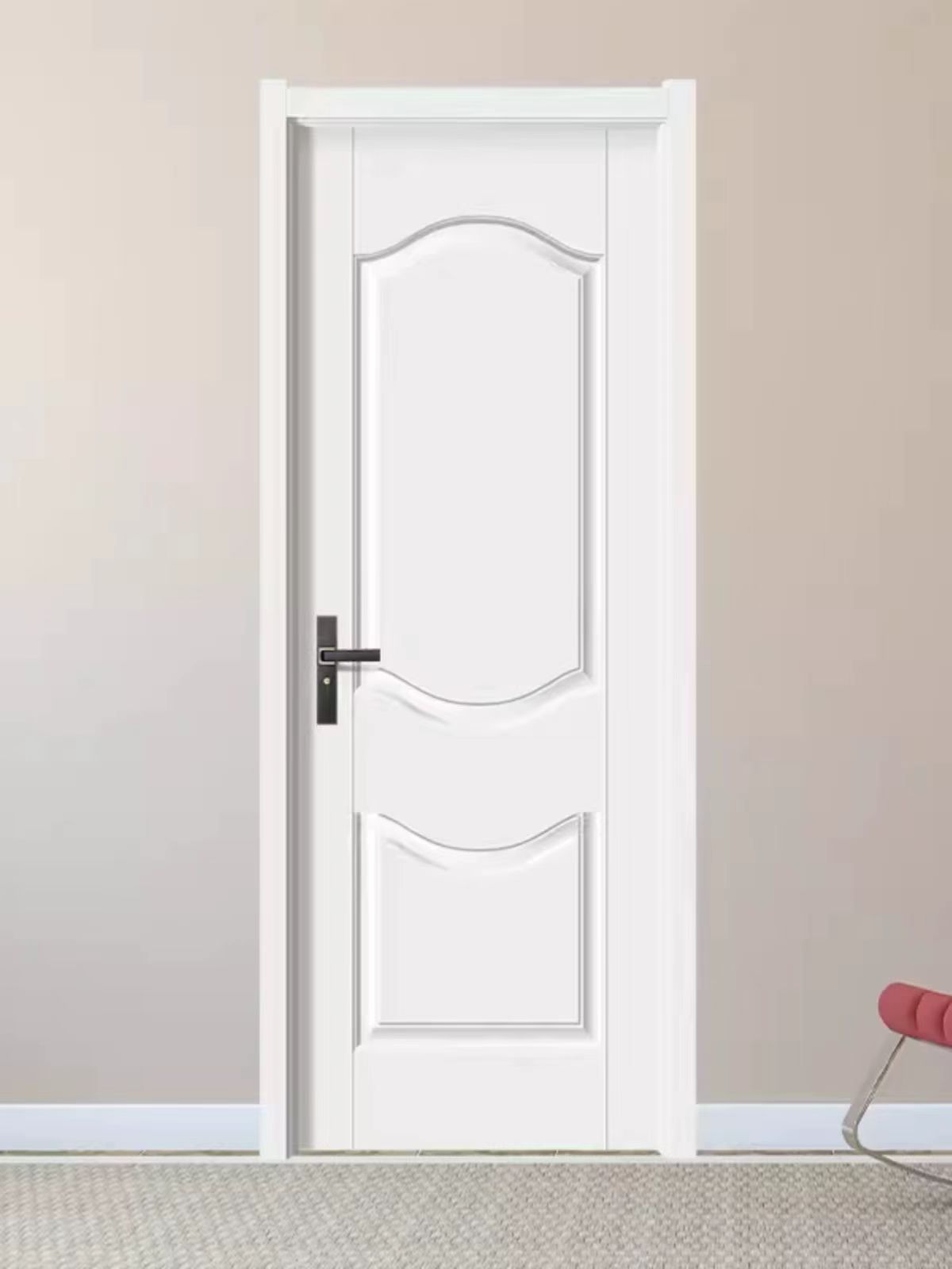 Modern Custom Design Well Sealed Solid Wood Door for House Entrance and Private Villa Solid Wood Interior Door