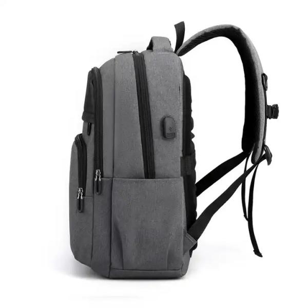 15.6'' 16 Travel USB Computer Custom Made Waterproof Washable Men Backpack With USB Charging Port