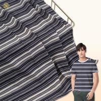 Tejido de punto 100% de algodón que respira y absorbe el sudor para camiseta