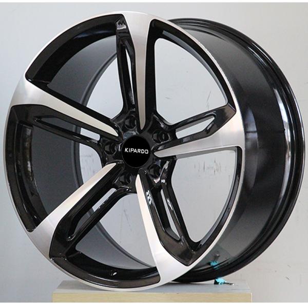 Ruedas de la aleación de bastidor de la forja del negro de la pulgada 5X120 5x112 del OEM 18