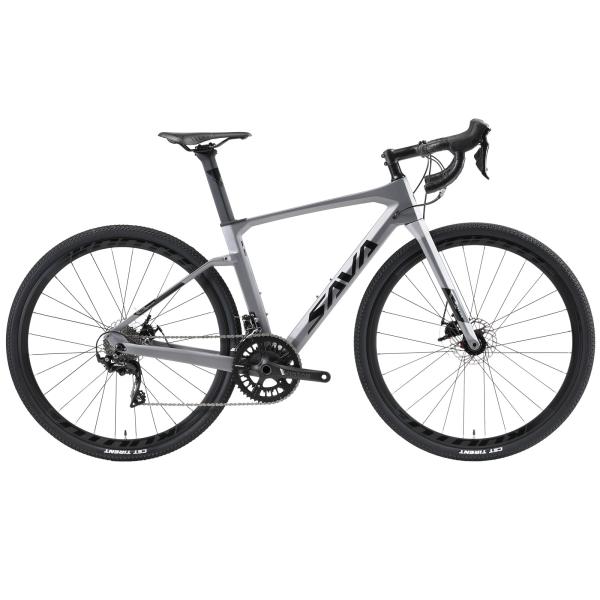 SAVA Gravel Bike With Hydraulic Brakes Length 1.4m Thru Axle Wheels System