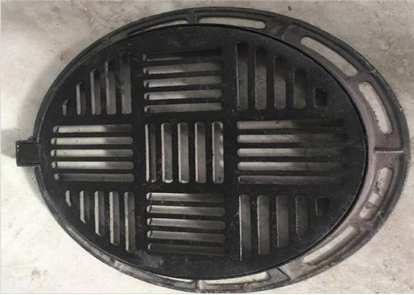 OEM Ductile Iron Round Inspection Cover Cast Iron Manhole Cover With Frame