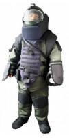 Olive Green Eod Bomb Suit fibra de Aramid da tela tecida de 21 camadas