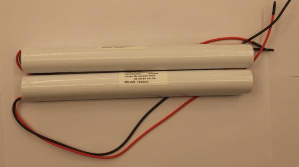 Baterias recarregáveis 2500mAh de iluminação de emergência 6.0V NICD, pilhas de NICAD