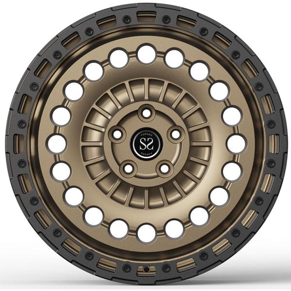 Tayota Land Cruiser 200 Custom Bead Lock Rims 20x8.5 Gloss Bronze