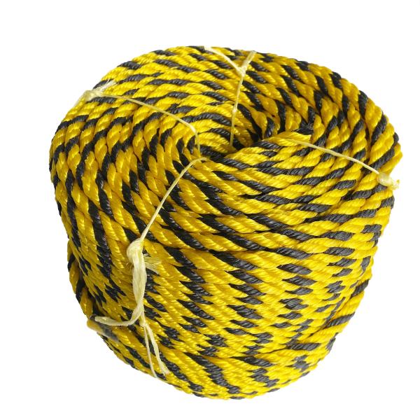 Tiger Rope 3 Strand Polyethylene PE Material Twisted Rope for Heaving Line