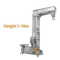 Taille 10m d'ascenseur de seau de forme de l'acier inoxydable Z pour la poudre chimique de casse-croûte de nourriture